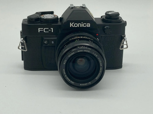 Konica con accesorios - konica,