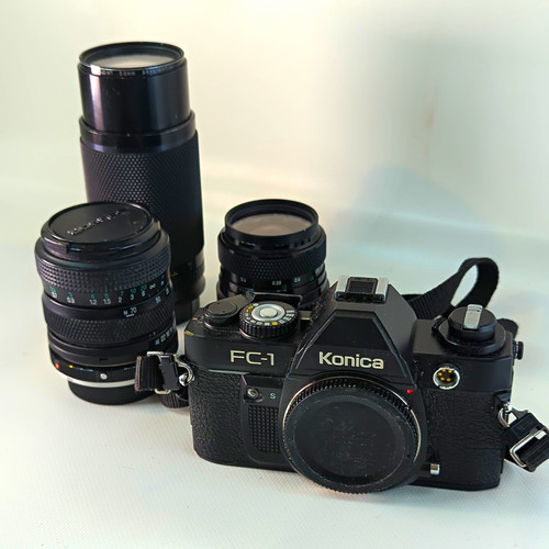 Konica analoge slr kamera - fc-1,